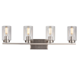 4 Light VINLUZ Wall Sconce Contemporary Stylish Bathroom Vanity Lighting
