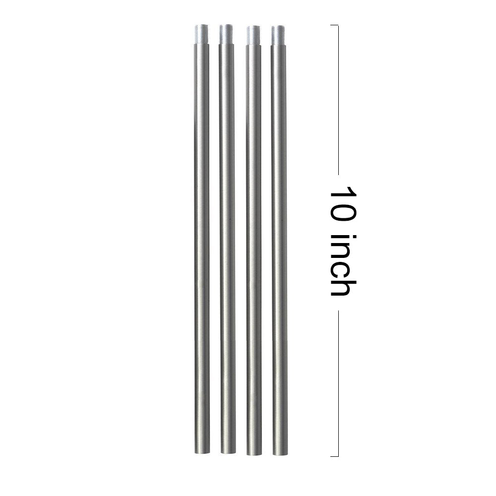 Rods for VINLUZ Brushed Nickel Chandelier Lighting Included 4 Rods